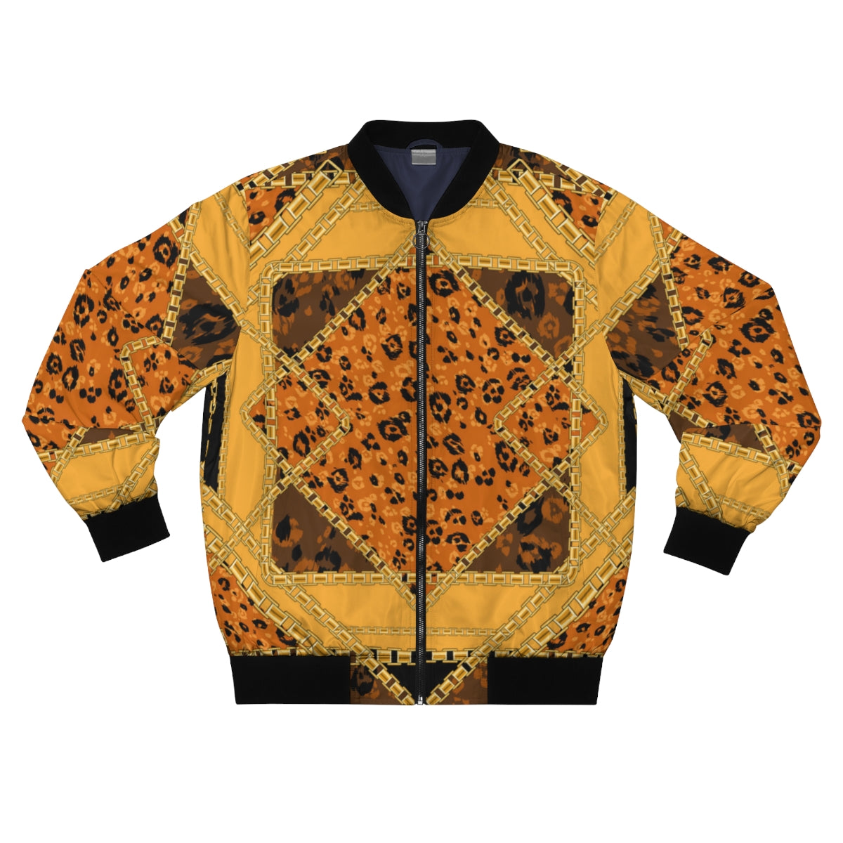 Bellafontes Animal Print Bomber Jacket