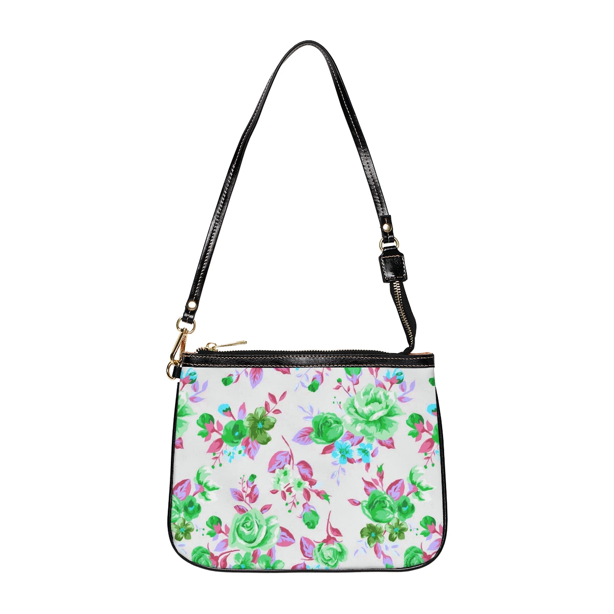 Vintage Tropical Flowers Small Shoulder Bag