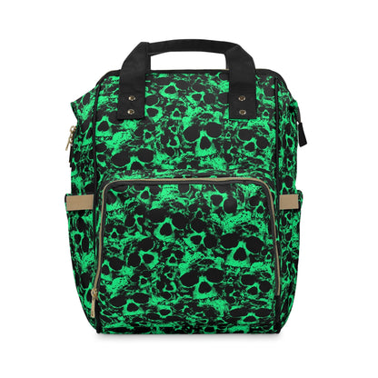 Teal Skull Gang Multifunctional Backpack