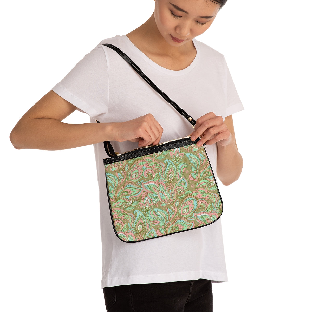 Beautiful Colorful Paisley Small Shoulder Bag