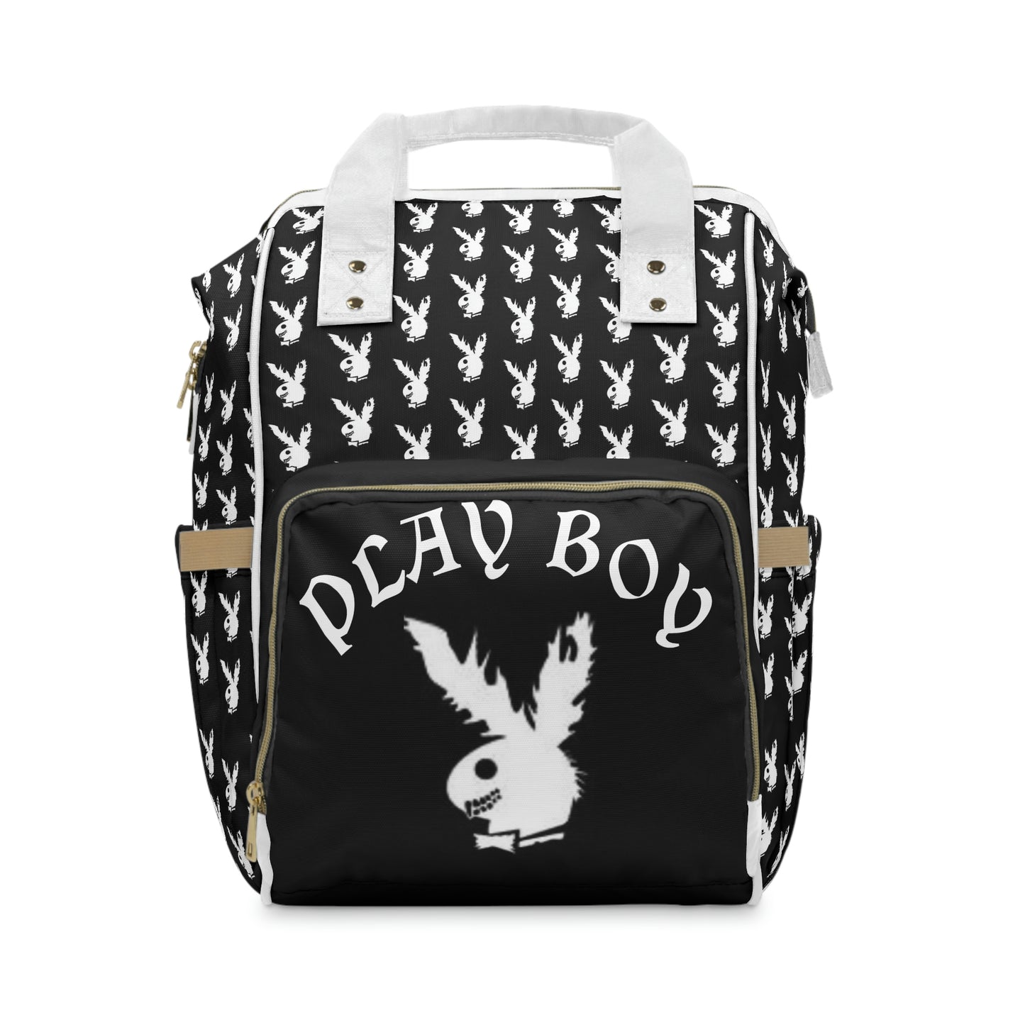 Play Boy Black & White Multifunctional Backpack