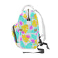 Tropical Leaves Multifunctional Backpack