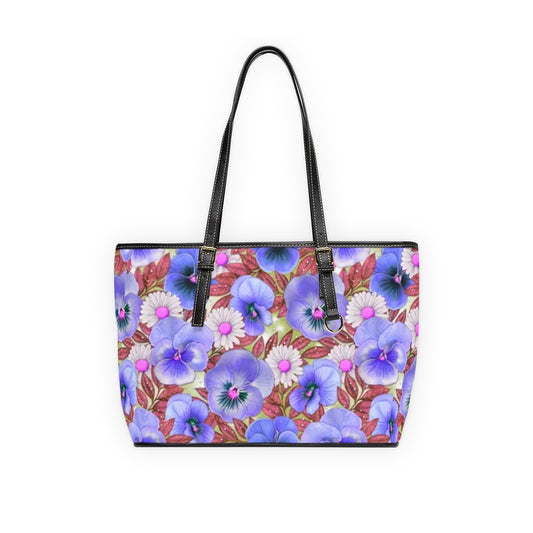 Cris'Sai's Pretty Little Flowers PU Leather Shoulder Bag