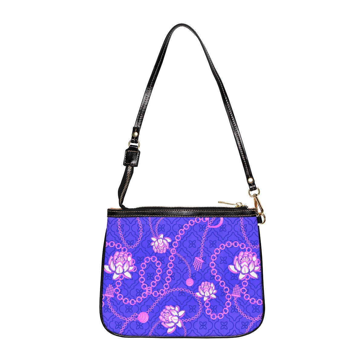 Royal Chains & Roses Small Shoulder Bag