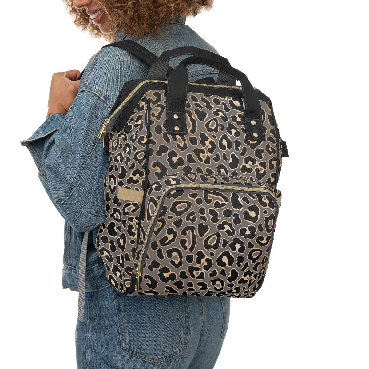 Bellafontes Animal Print Multifunctional Backpack