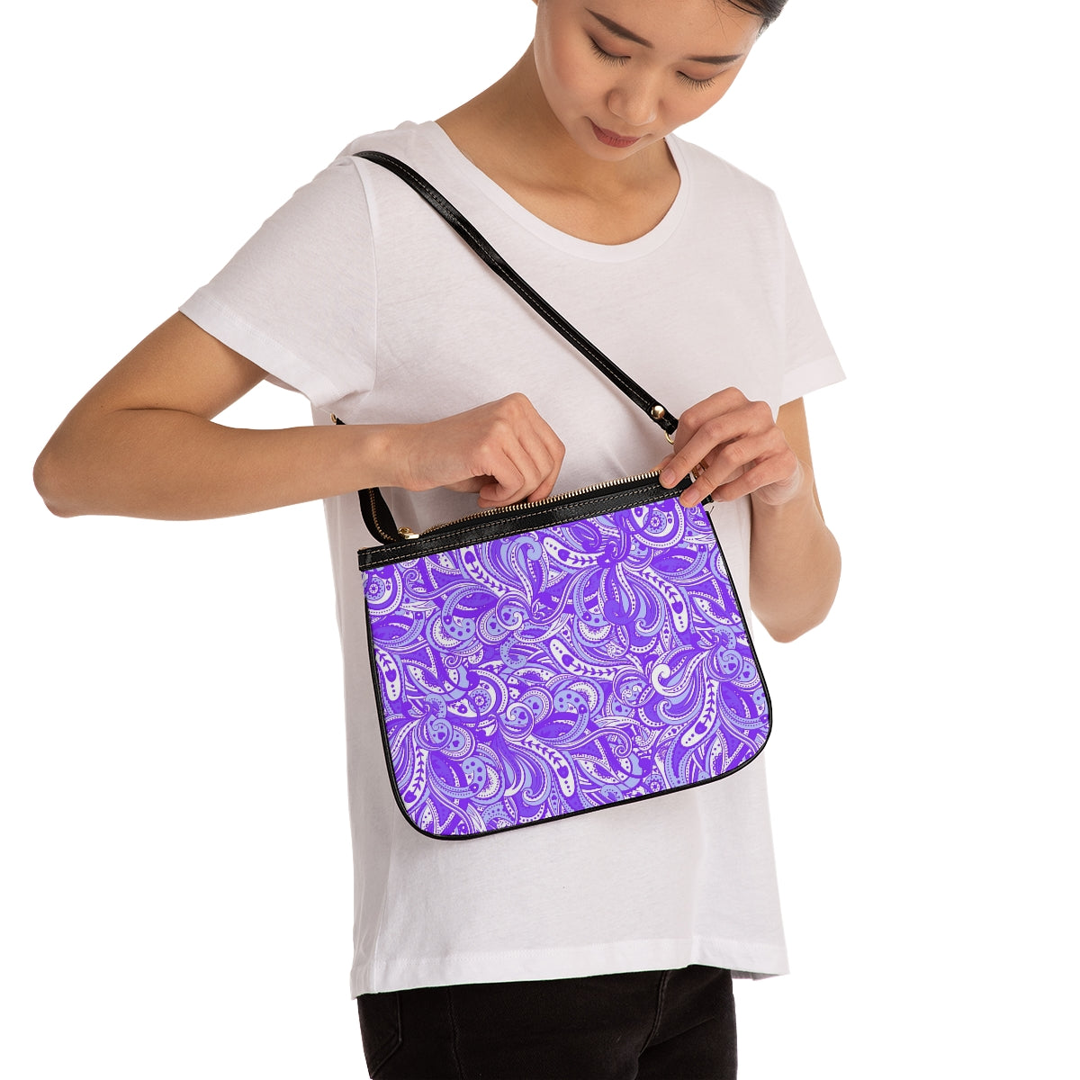 Beautiful Colorful Paisley Small Shoulder Bag