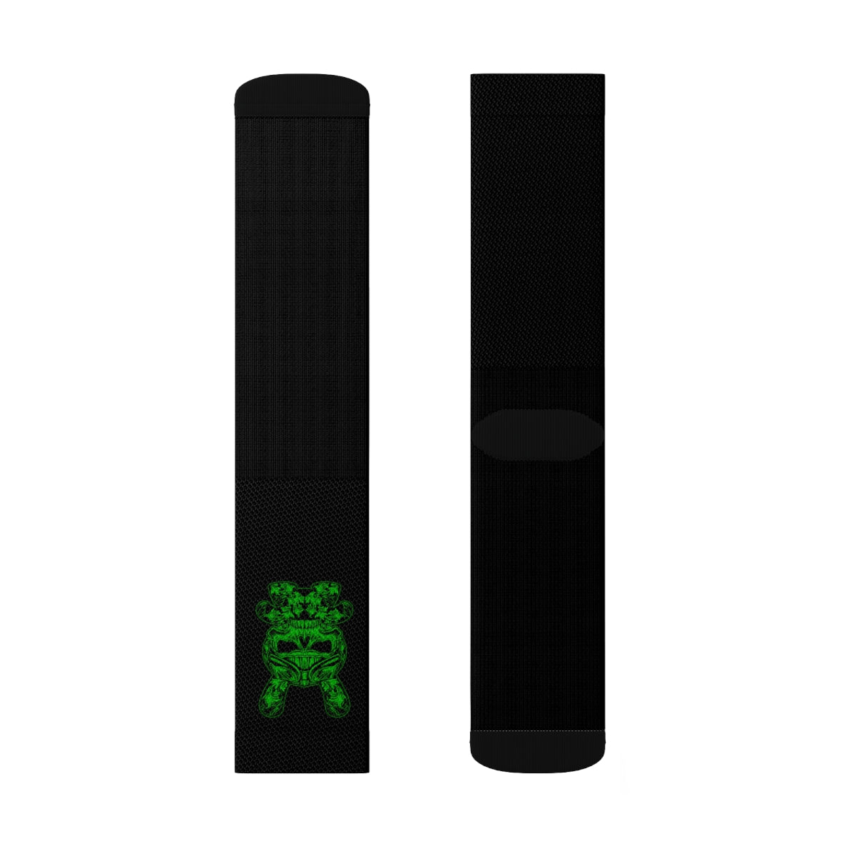 B RABB Black & Green Crew Socks