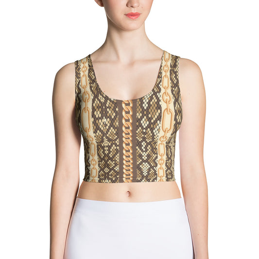 Bellafonte Animal Print Crop Top