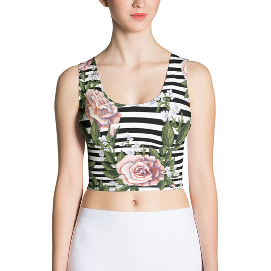 Cris'Sai's Pretty Little Flowers Crop Top