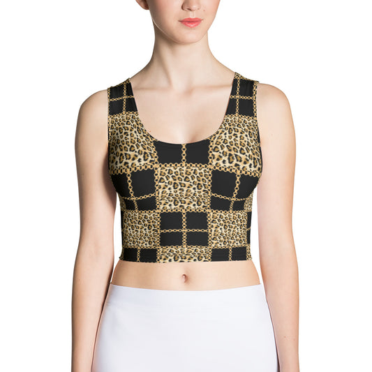 Bellafonte Animal Print Crop Top