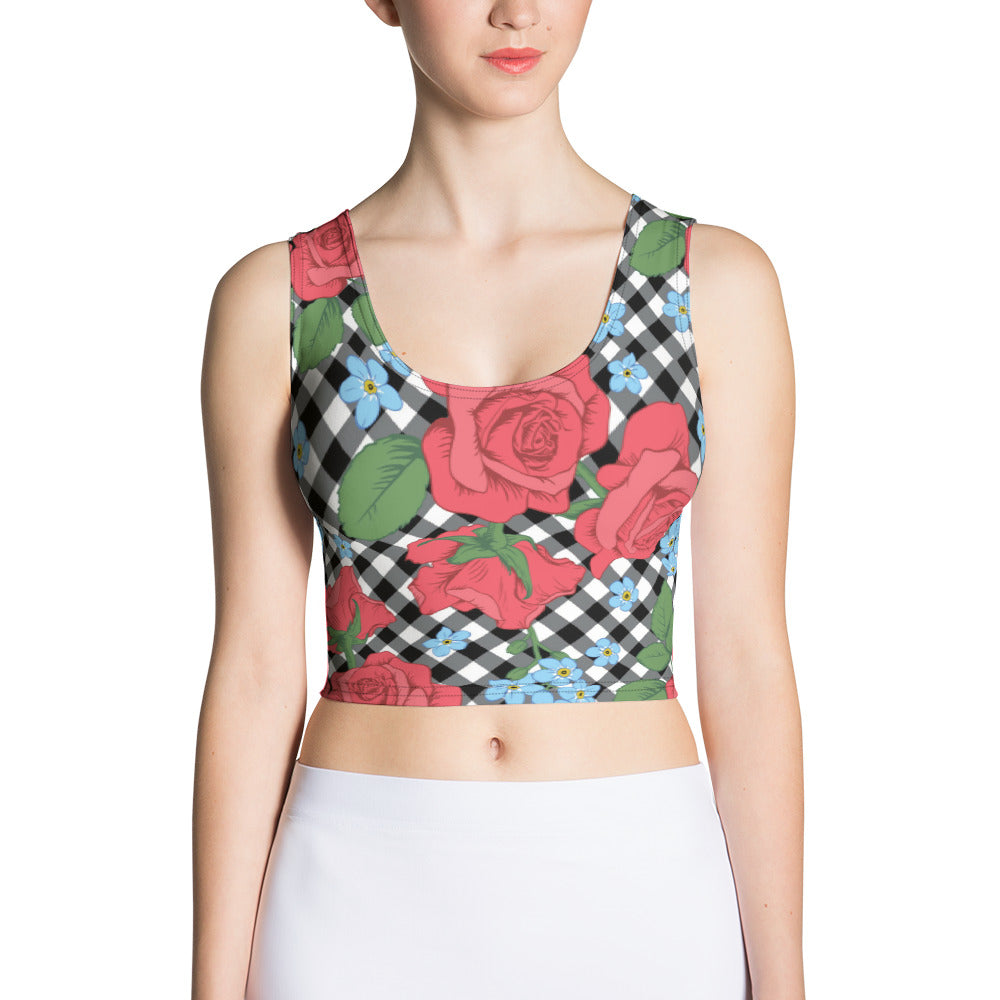 Cris'Sai's Pretty Little Flowers Crop Top