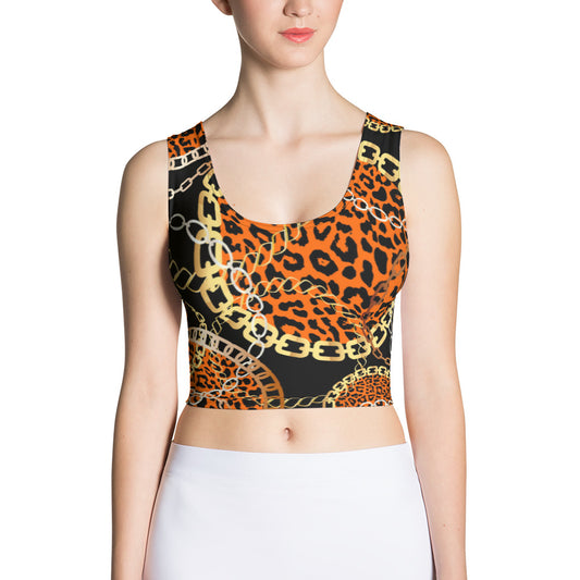 Bellafonte Animal Print Crop Top