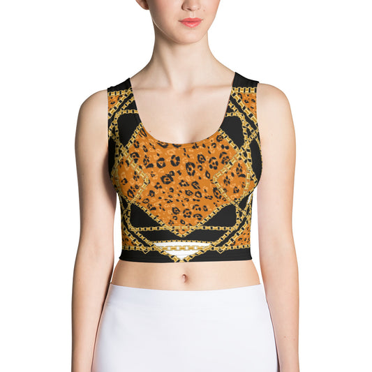 Bellafonte Animal Print Crop Top