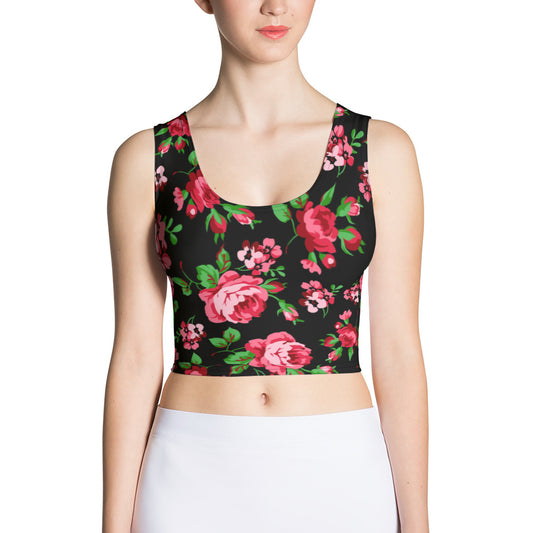 Cris'Sai's Pretty Little Flowers Crop Top