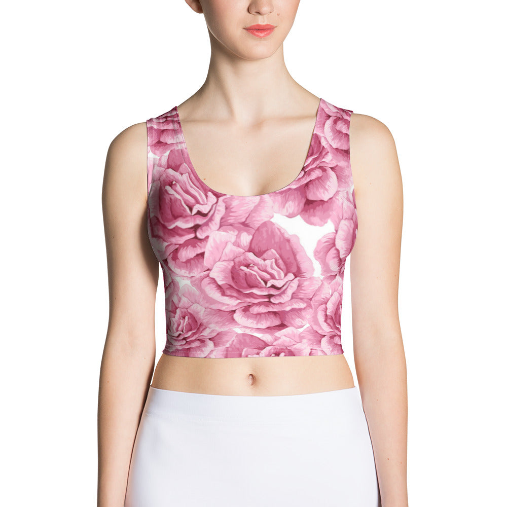 Cris'Sai's Pretty Little Flowers Crop Top