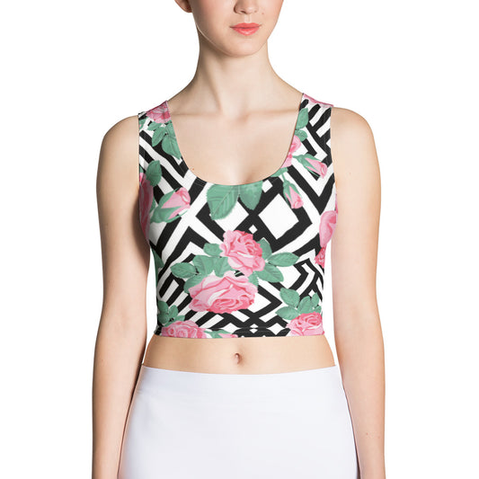 Cris'Sai's Pretty Little Flowers Crop Top